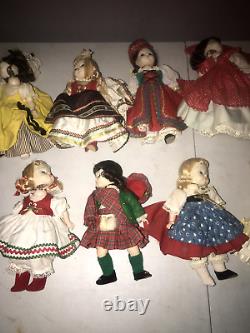 Madame Alexander International Dolls 8 Friends- Foreign Lands Lot of 15