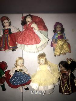 Madame Alexander International Dolls 8 Friends- Foreign Lands Lot of 15