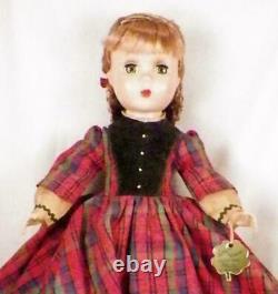 Madame Alexander Jo Little Women Doll Hard Plastic 14in Vintage A Beauty