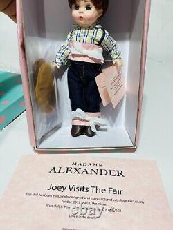 Madame Alexander Joey Visits The Fair 72800 8 Doll With Box, Accessories, COA