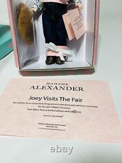 Madame Alexander Joey Visits The Fair 72800 8 Doll With Box, Accessories, COA