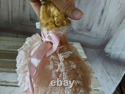 Madame Alexander Melinda cissette 1969 doll vintage pink dress formal