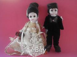 Madame Alexander Mr. & Mrs. Frankenstein Dolls Bride And Groom Pristine New