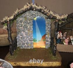 Madame Alexander Nativity Doll Set Mary Jesus Joseph Manger Donkey++ RARE 38770