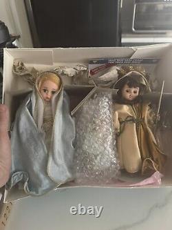 Madame Alexander Nativity Dolls Mary Joseph Baby Jesus Set #19470