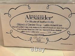 Madame Alexander Object of Desire Cissy Doll NRFB with COA & HT LE 133/200 2004