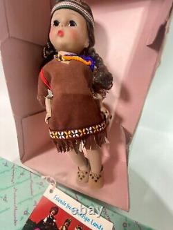 Madame Alexander Pocahontas 721 7 Doll With Original Box & Tag Limited Audition