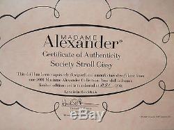 Madame Alexander-SOCIETY STROLL CISSY A/A-28416-21 Doll-#091/200-2001-NEW