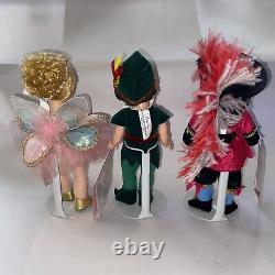 Madame Alexander Storyland Set Of 3 Peter Pan Tinkerbell Captain Hook 8 W Boxes