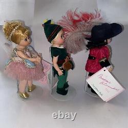 Madame Alexander Storyland Set Of 3 Peter Pan Tinkerbell Captain Hook 8 W Boxes