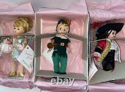 Madame Alexander Storyland Set Of 3 Peter Pan Tinkerbell Captain Hook 8 W Boxes