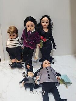 Madame Alexander The Addams Family Dolls Gomez, Morticia, Pugsley, Wednesday