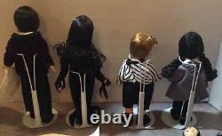 Madame Alexander The Addams Family Dolls Gomez, Morticia, Pugsley, Wednesday