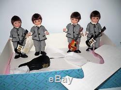 Madame Alexander The Beatles Rock Group 8 Doll Set With Box & 3 Guitars # 22110