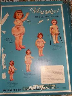 Madame Alexander VINTAGE 1959 MARYBEL GET WELL Doll withBOX