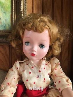 Madame Alexander Vintage 1957 Cissy doll in original tagged Polka dot dress