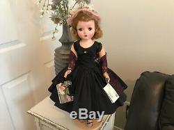 Madame Alexander Vintage Cissy Doll 1955 Black Dress #2051 With Tag