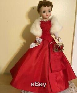 Madame Alexander Vintage Cissy & Red Side Drape Dress