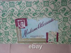 Madame Alexander Vintage Composition Near Mint In Box Scarlett O'hara With Hang