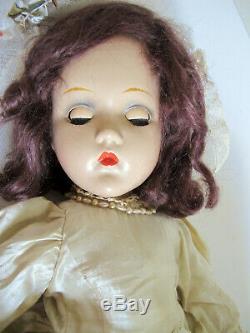 Madame Alexander Vintage Composition Wendy Ann Bride Doll Original Outfit 18