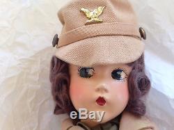 Madame Alexander W. A. C. Military Doll in Original Outfit 14 INV2634