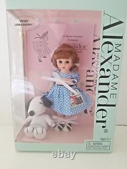 Madame Alexander Wendy Loves Snoopy Doll 45947 Brand New In Box