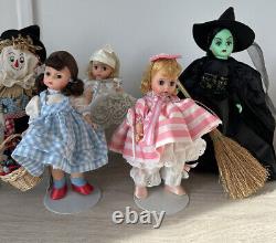 Madame Alexander Wizard Of Oz Doll Collection (8, 8 Character Set, With Stands)