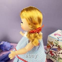 Madame Alexander-kins Doll Wendy Play Dress BKW #355 tagged pigtails 1962