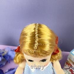 Madame Alexander-kins Doll Wendy Play Dress BKW #355 tagged pigtails 1962