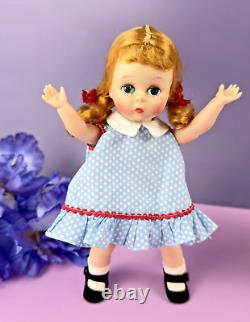 Madame Alexander-kins Doll Wendy Play Dress BKW #355 tagged pigtails 1962