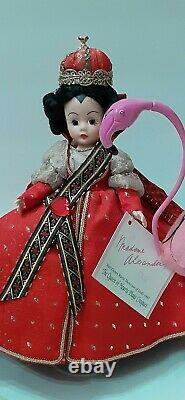 Madame Alexander's 1992 Rare Queen of Hearts Flamingo Hedgehog & Crochet Set COA