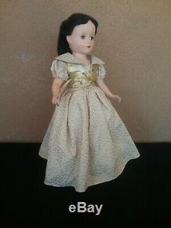Madame Alexander vintage 14 Snow White 1950s doll Disney Margaret hang tag