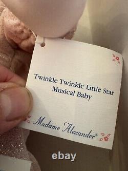 Madame alexander dolls TWINKLE LITTLE STAR MUSICAL BABY NIB