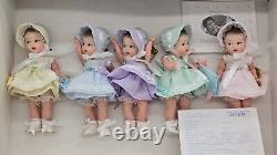 NEW IN BOX MADAME ALEXANDER COMPLETE DIONNE QUINTUPLET DOLLS With COROUSEL