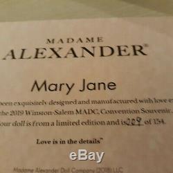 NRFB Mary Jane the MADC 2019 Convention Souvenir Doll