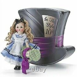 New Madame Alexander #69815 8 Alice's Mad Adventures in Hat Shaped Box -Retired