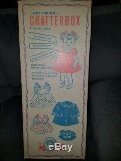 New in Box 1960 24 Madame Alexander Chatterbox Toddler Doll
