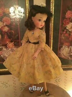 Original Tagged Madame Alexander Dress with Hat Necklace for Vintage Cissy Doll