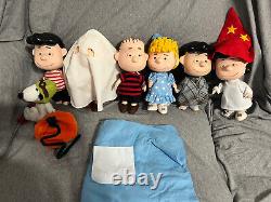 Peanuts Dolls set of 6 Charlie Brown Lucy Linus & Sally Madame Alexander