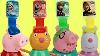 Peppa Pig Family Finger Bath Painting Colors And Bubble Bath Time