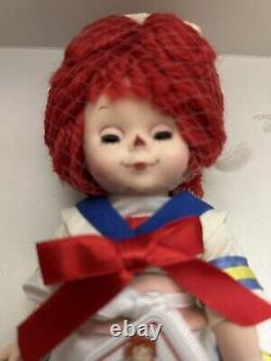 Perfect Madame Alexander 8 Doll, Ships Ahoy Raggedy Ann & Andy Set 49970, NIOB