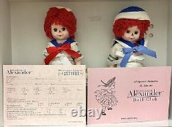 Perfect Madame Alexander 8 Doll, Ships Ahoy Raggedy Ann & Andy Set 49970, NIOB