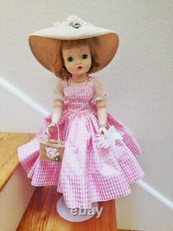 Pretty in Pink! Lovely Vintage Cissy in Repro Pink Gingham