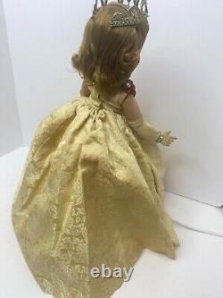 Queen Elizabeth Madame Alexander 16 Elise Doll 1963 Marybel Orig Crown, VIDEO