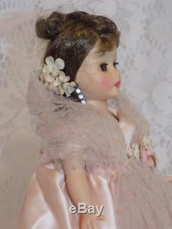 RARE 1959 Madame Alexander Cissette Doll in Tagged Pink Gown #732