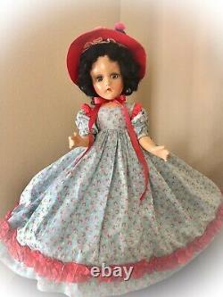 RARE GOWN on 18 Madame Alexander SCARLETT OHARA Vintage Composition Doll