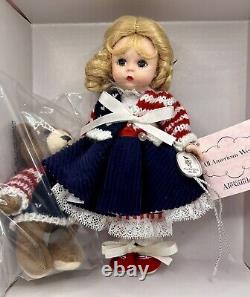 RARE Madame Alexander 8 Doll, All American Wendy, NIOB withTag, COA & Reg Cards