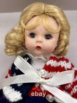 RARE Madame Alexander 8 Doll, All American Wendy, NIOB withTag, COA & Reg Cards