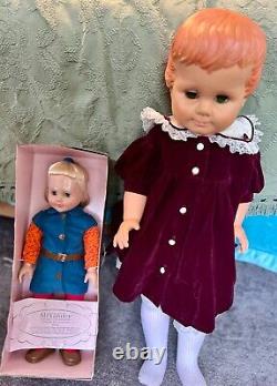 RARE PLAYPAL FRIEND DEBBIE ANN DOLL 30 1960s & NIB MADAME ALEXANDER CHLOE DOLL