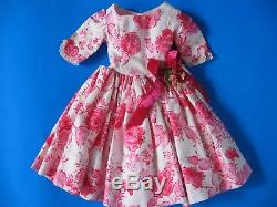 RARE VINTAGE 1957 CISSY Doll TAGGED Pink Camelia DRESS by Madame Alexander